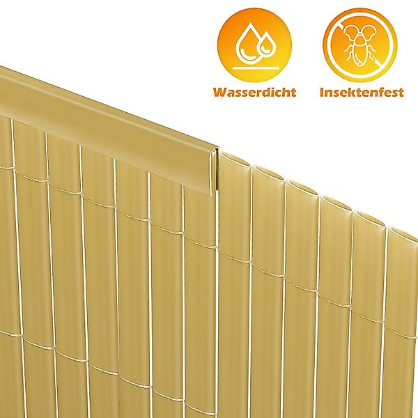 Clanmacy Balkonsichtschutz Balkonsichtschutz PVC Sichtschutzmatte, Windschu günstig online kaufen