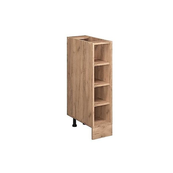 Vicco Küchenregal R-Line Offener Küchenschrank Goldkraft Eiche 20 cm ohne A günstig online kaufen