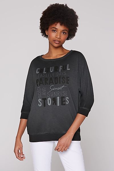 SOCCX Sweater mit Fledermausärmeln günstig online kaufen