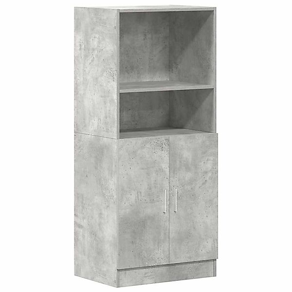 vidaXL Küchenschrank Betongrau 57x41,5x131,5 cm Holzwerkstoff 860124 günstig online kaufen
