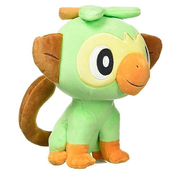 Jazwares Plüschfigur Pokemon Grookey Plüschtier 20cm günstig online kaufen