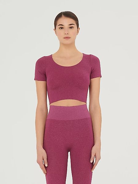 Wolford - Shiny Crop Top, Frau, mineral red/pink, Größe: M günstig online kaufen