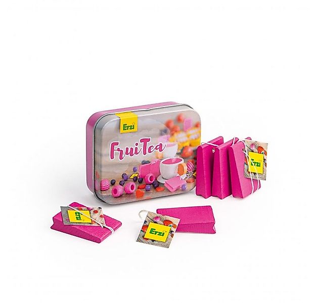 Erzi® Spiellebensmittel Kaufladen Früchtetee in der Dose, Teebeutel aus Hol günstig online kaufen