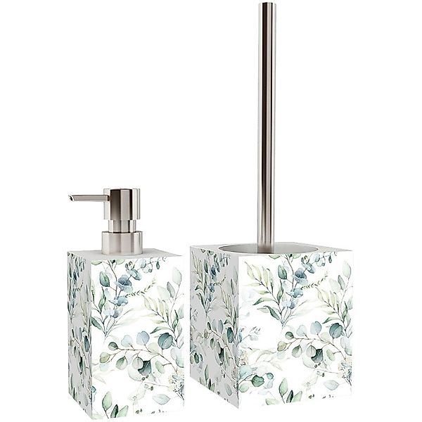 Sanilo Badaccessoire-Set Eukalyptus, WC-Bürste und Seifenspender, günstig online kaufen