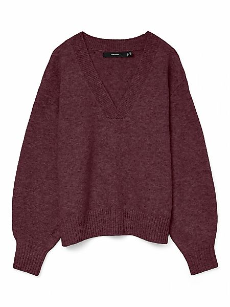 Vero Moda V-Ausschnitt-Pullover "VMBOOM LS V-NECK PULLOVER NOOS" günstig online kaufen
