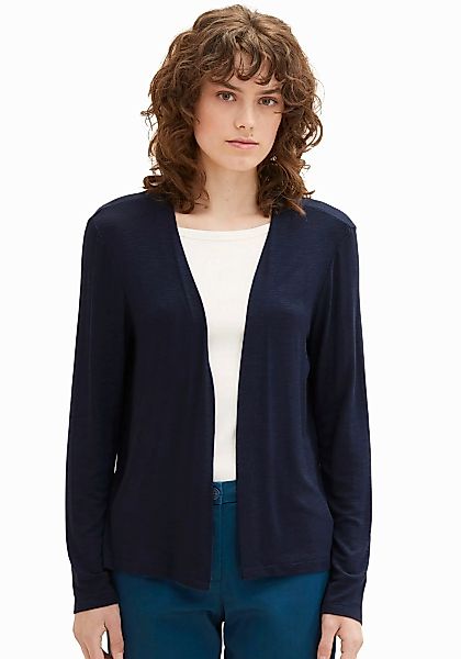 Tom Tailor Damen Strickjacke T-SHIRT CARDIGAN - Regular Fit günstig online kaufen