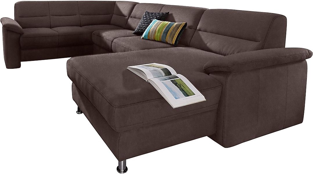 sit&more Wohnlandschaft »Ascara U-Form« inklusive Boxspring/Federkern-Polst günstig online kaufen