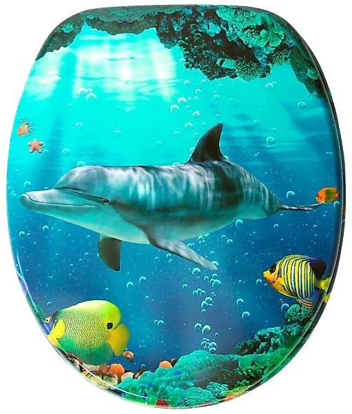 Sanilo WC-Sitz "Delphin Korallen" günstig online kaufen