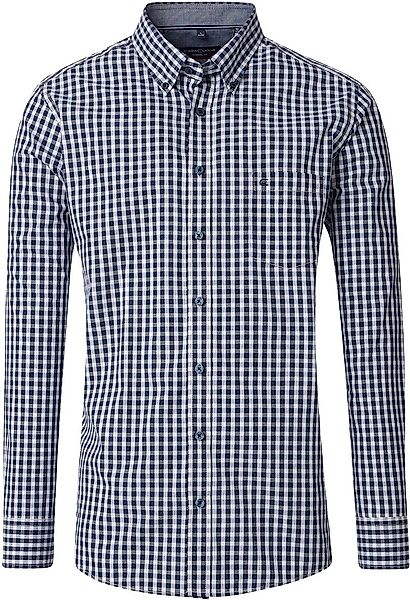 Casa Moda Freizeithemd Kariert Navy  - Größe XL günstig online kaufen