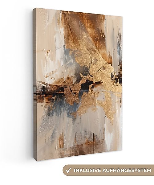 OneMillionCanvasses® Leinwandbild Modern - Braun - günstig online kaufen