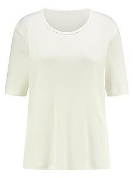 Shirt Rundhals-Ausschnitt Peter Hahn weiss günstig online kaufen