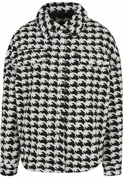URBAN CLASSICS Langmantel "Urban Classics Damen Ladies AOP Sherpa Overshirt günstig online kaufen