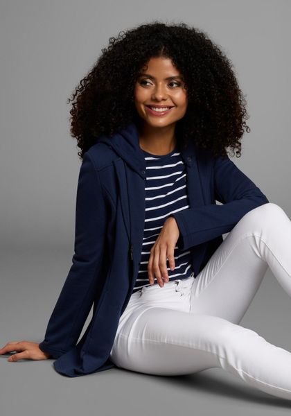 KangaROOS Sweatblazer mit abknöpfbarer Kapuze günstig online kaufen