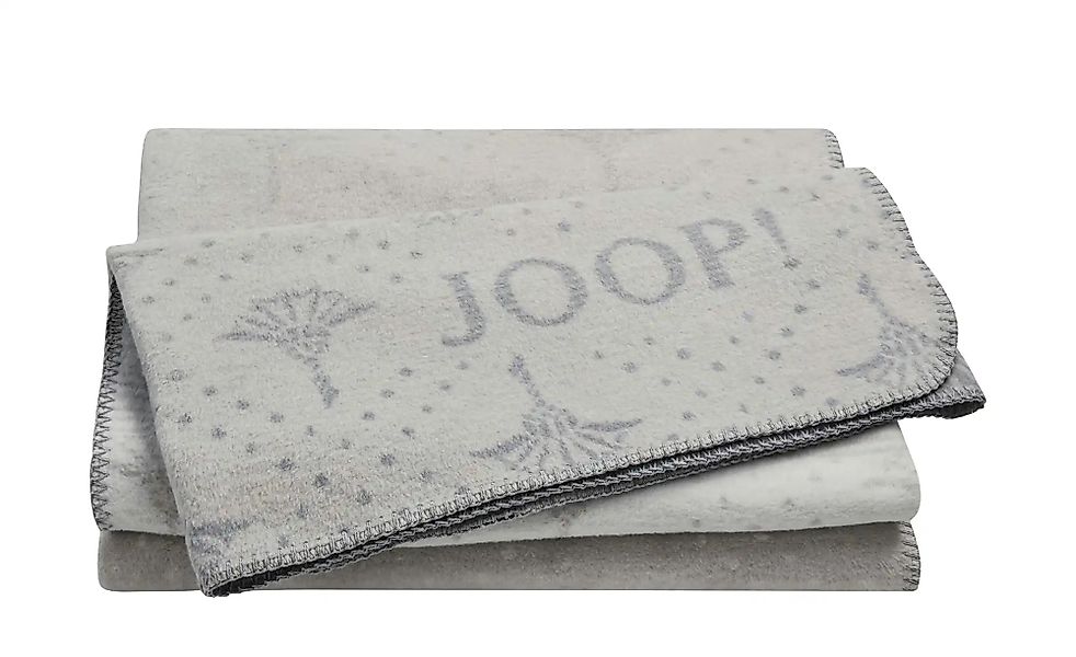 JOOP! Wohndecke  JOOP! CF CHARM ¦ grau ¦ Baumwollmischgewebe ¦ Maße (cm): B günstig online kaufen