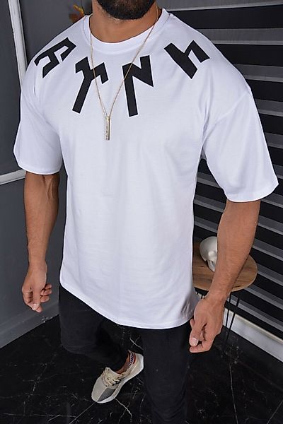 Megaman Jeans T-Shirt Megaman Herren Bedrucktes günstig online kaufen