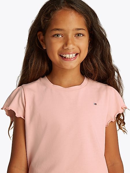 Tommy Hilfiger T-Shirt ESSENTIAL RUFFLE SLEEVE günstig online kaufen