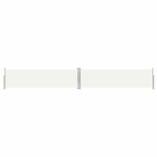 furnicato Seitenmarkise Ausziehbar Creme 140x1000 cm günstig online kaufen