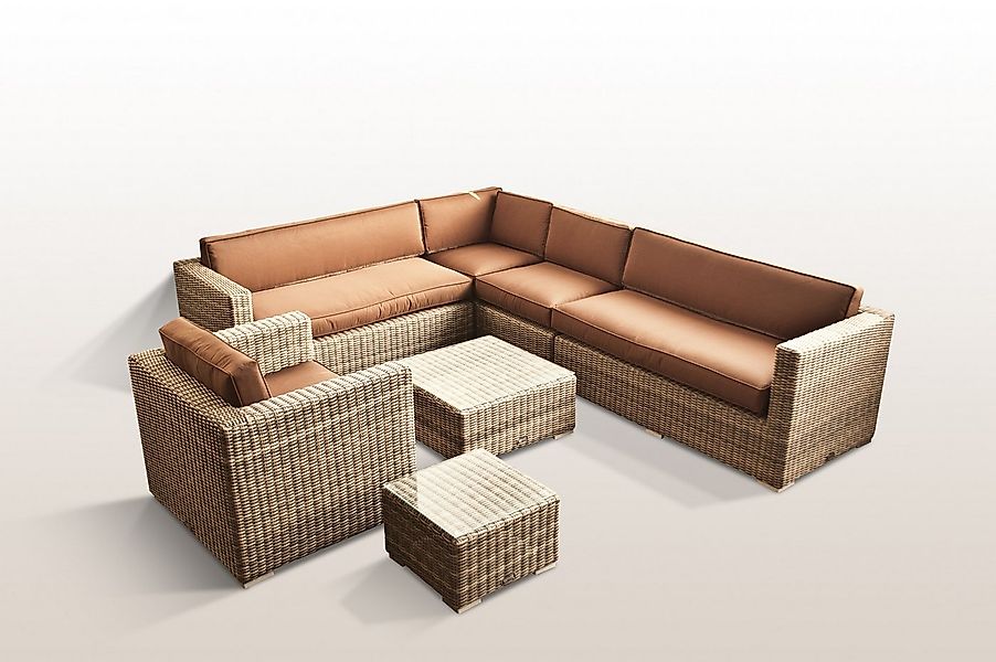 Ragnarök Möbel-Design Gartenlounge-Set Narvik, (Set, Ecklounge, Polyrattan, günstig online kaufen