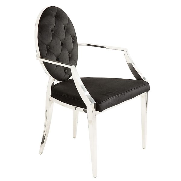 riess-ambiente Esszimmerstuhl MODERN BAROCK schwarz / günstig online kaufen