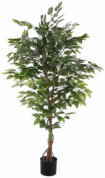 Kunstpflanze Ficus Benjamini Grünpflanze, Creativ green, Höhe 120 cm günstig online kaufen