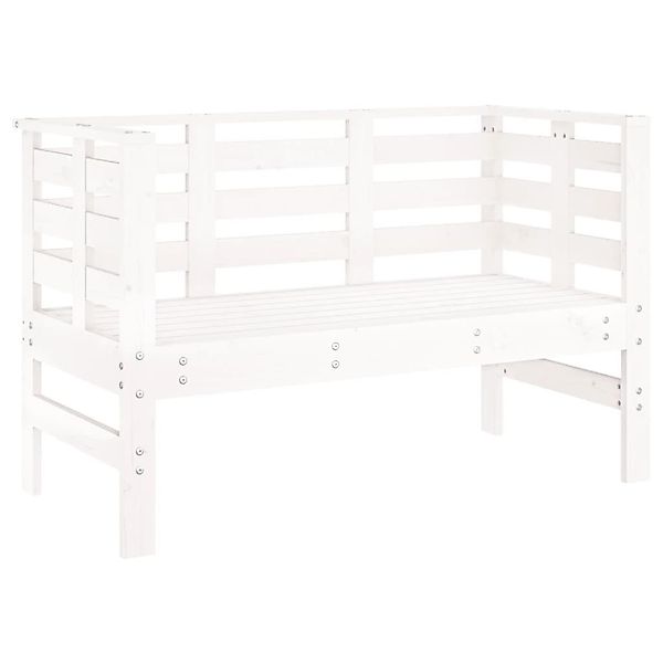 vidaXL Gartenbank Gartenbank Weiß 111,5x53x71 cm günstig online kaufen