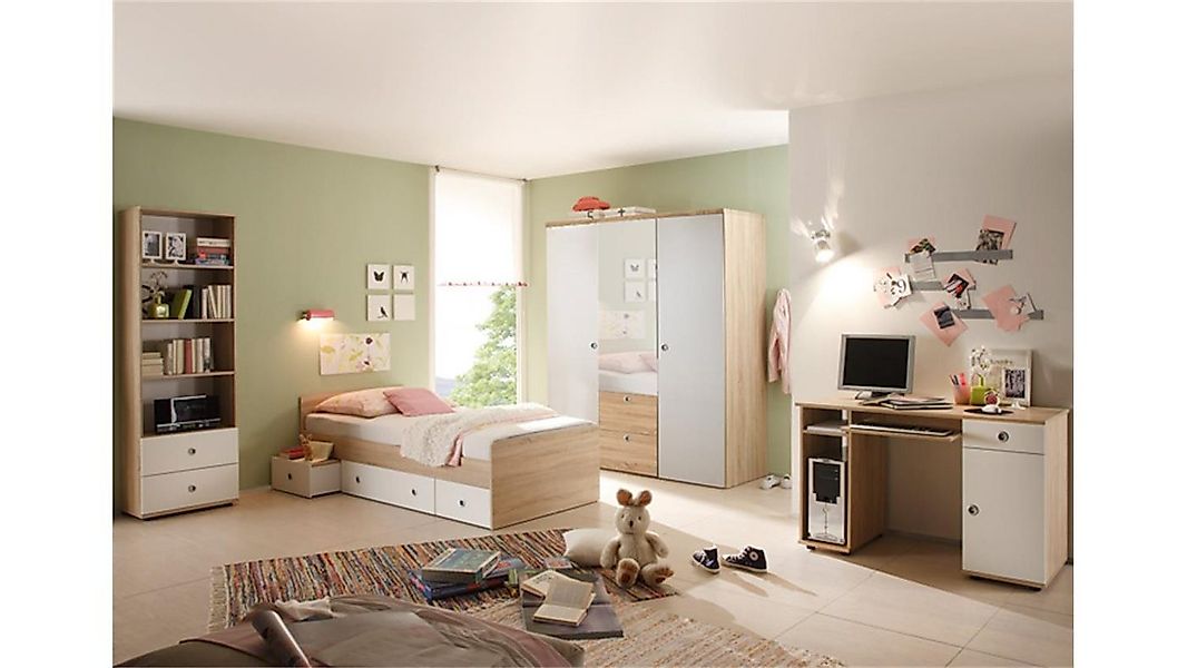 Bega Consult Jugendzimmer-Set Jugendzimmer Wiki 7-tlg Sonoma Eiche Dekor un günstig online kaufen