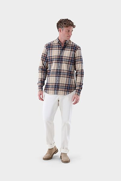 Kariertes Flanellhemd Tailor Fit günstig online kaufen