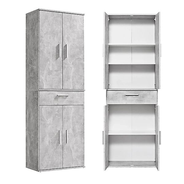 mokebo Mehrzweckschrank Der Praktische (60x180 cm, mit Schublade) Büroschra günstig online kaufen