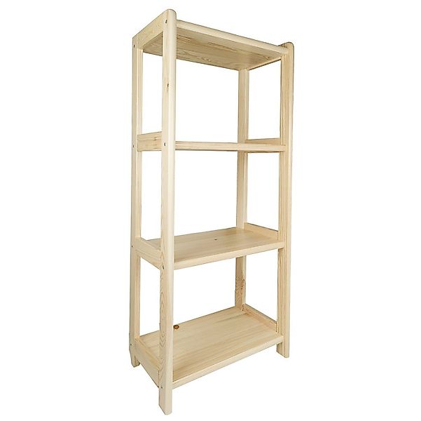 Prima-Online Standregal Standregal Holz Kiefer Bücherregal günstig online kaufen