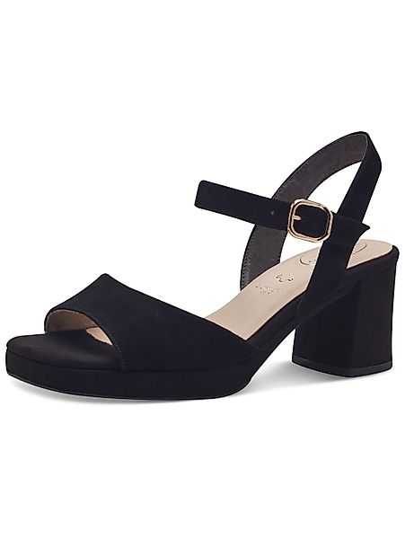 Tamaris Riemchensandale "Tamaris Sandalen Veloursleder" günstig online kaufen