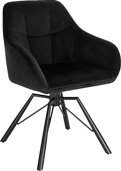Woltu 4-Fußstuhl (1 St), drehbar Esszimmerstuhl günstig online kaufen
