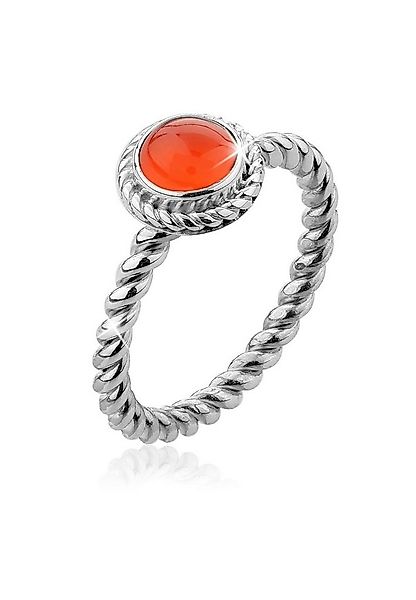 Nenalina Fingerring Karneol Geburtsstein Juli Trend Edel 925 Silber günstig online kaufen