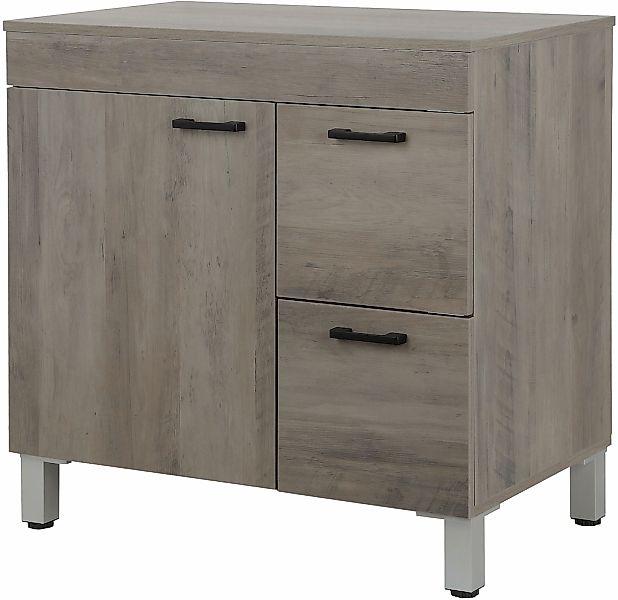 welltime Waschtisch "Florenz, Badezimmerschrank,Badschrank", Stauraum Wasch günstig online kaufen