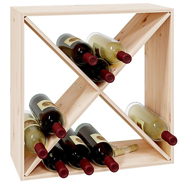 vidaXL Barschrank Weinregal 62x25x62 cm Massivholz günstig online kaufen