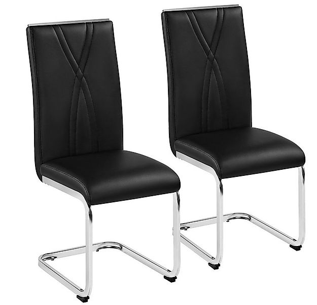Yaheetech Esszimmerstuhl (2 St), 2/4/6er Küchenstühle-Set mit Metallunterge günstig online kaufen