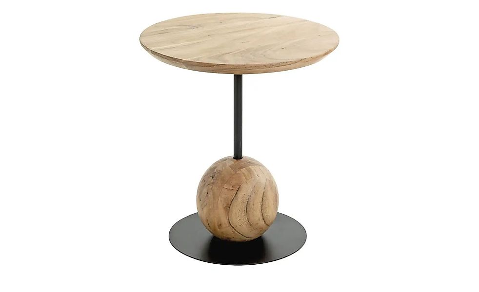 Beistelltisch  Hanau ¦ holzfarben ¦ Maße (cm): H: 45  Ø: 40 Tische > Beiste günstig online kaufen