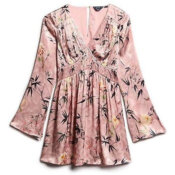 Superdry  Kleider Robe courte manches évasées en jacquard femme günstig online kaufen