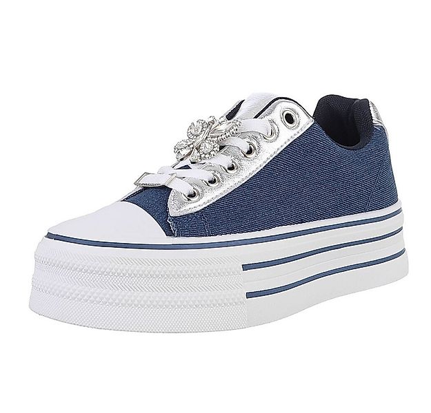 Ital-Design Damen Low-Top Freizeit Sneaker (88671936) Flach Sneakers Low in günstig online kaufen