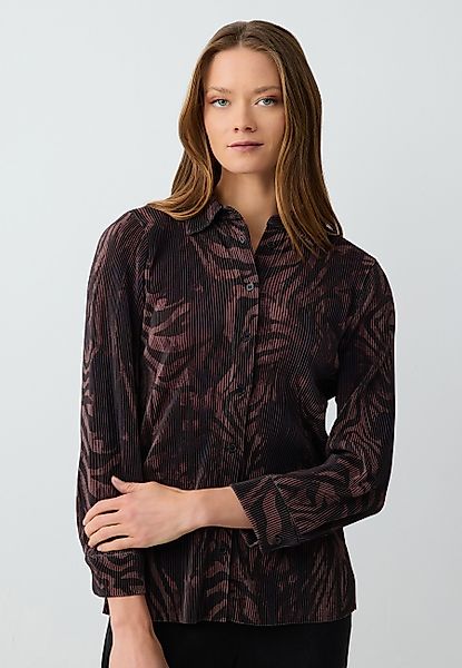 Jimmy Key Shirtbluse Normale Passform Hemdkragen günstig online kaufen