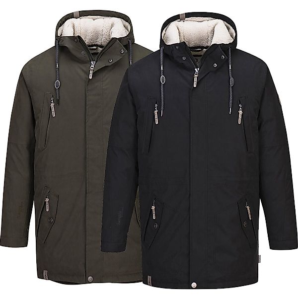 RennerXXL Winterjacke Blue Wave Kuddel Parka günstig online kaufen