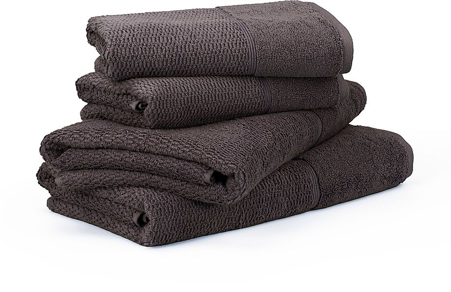 Möve for frottana Handtuch Set »Pearl«, 4 tlg., Walkfrottier, Set: 2x Handt günstig online kaufen