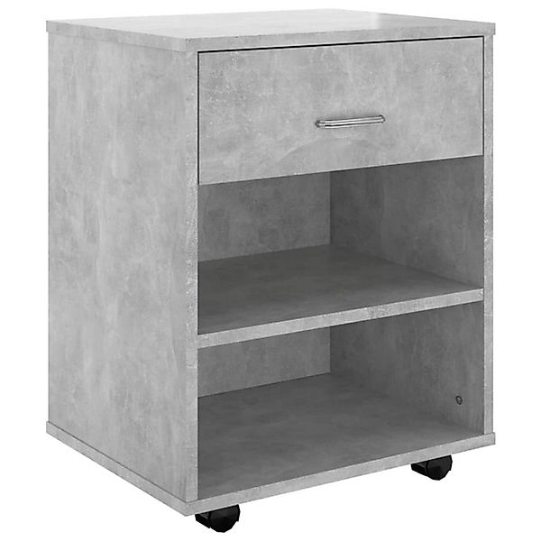 vidaXL Rollschrank Betongrau 46x36x59 cm Holzwerkstoff günstig online kaufen