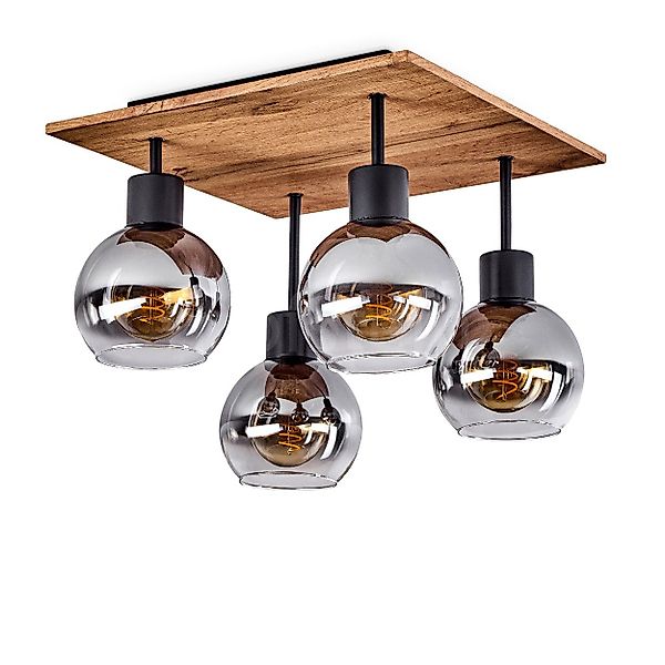 hofstein Deckenleuchte »Caronia« Deckenlampe aus Metall/Glas günstig online kaufen