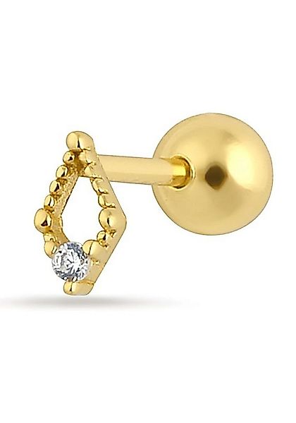 Einzelstück Single-Ohrstecker Ohrpiercing Piercing Alamea 925 Sterling Silb günstig online kaufen