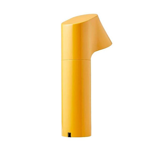 LOOMG DESIGN LED-Akku-Tischleuchte Willow, gelb, Alu, IP54 günstig online kaufen