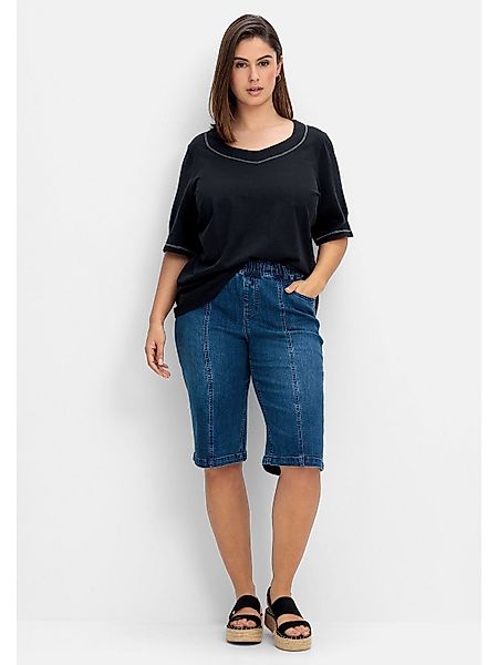 Sheego Bermudas Große Größen mit Gummibund günstig online kaufen