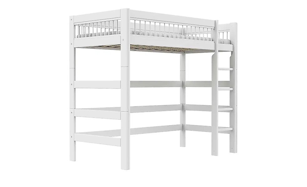 Lifetime Hochbett mit Leiter  Breeze ¦ weiß ¦ Maße (cm): B: 207 H: 177 T: 1 günstig online kaufen