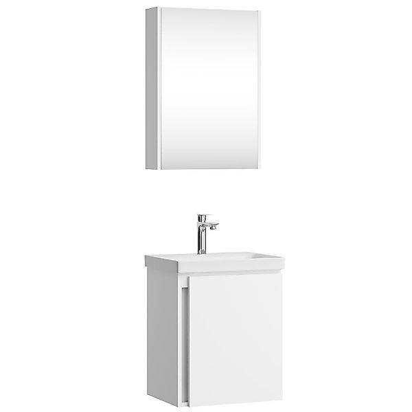 Planetmöbel Badmöbel-Set Badmöbel-Set mit Spiegelschrank 50cm, günstig online kaufen