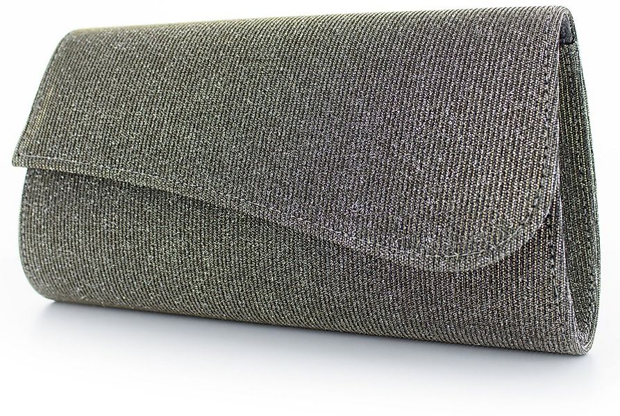 White Lady Clutch Julia zweifarbige Glitter-Clutch günstig online kaufen