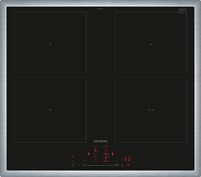 SIEMENS Induktions-Kochfeld "ED645HQC1E" Verbinde zwei Induktionszonen zu e günstig online kaufen